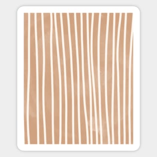 Warm Tones Abstract Topography  Aeasthetic  Pattern Sticker